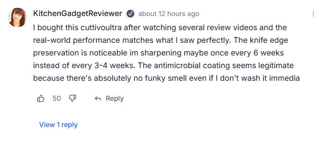 youtube reviews
