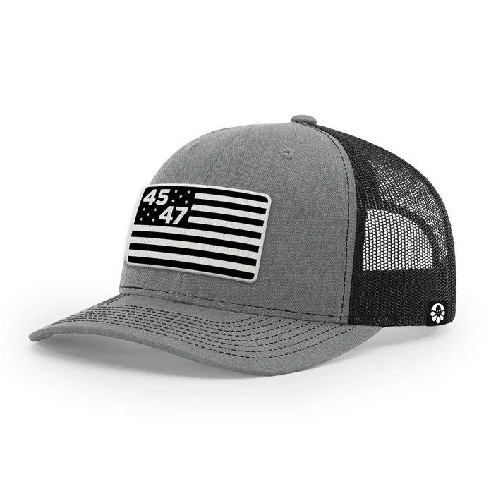 45th & 47th President Flag Hat Monochrome Reviews