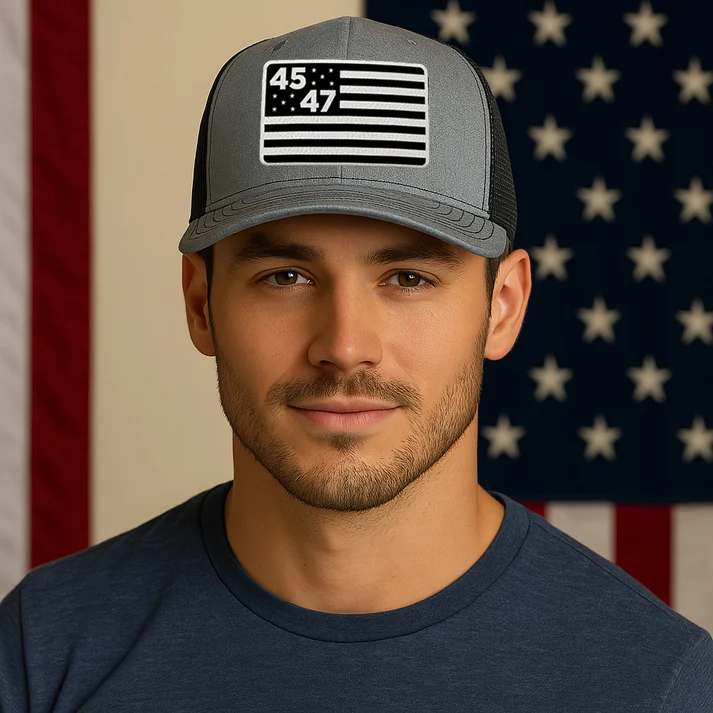 45th & 47th President Flag Hat Monochrome Reviews