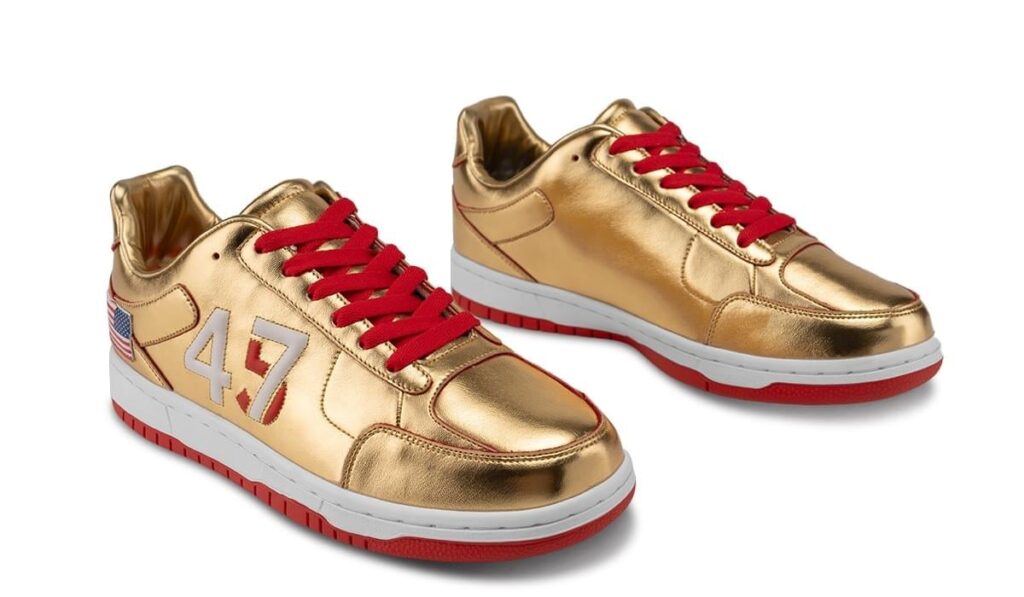 45/47 American Flag Gold Sneakers Reviews