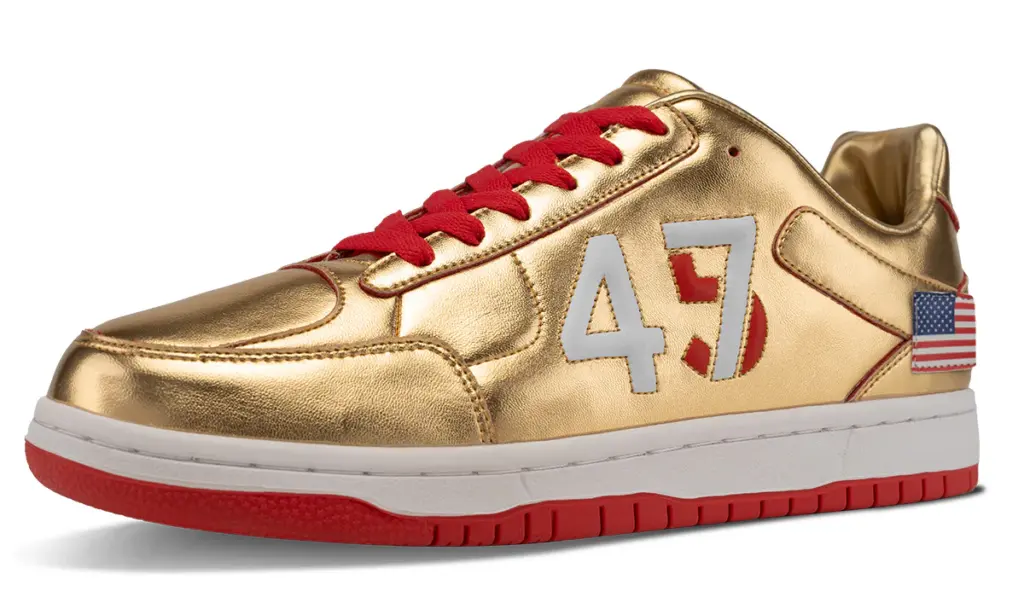 45/47 American Flag Gold Sneakers Reviews