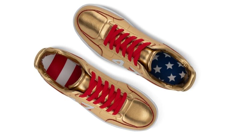 American Flag Gold Sneakers Reviews4