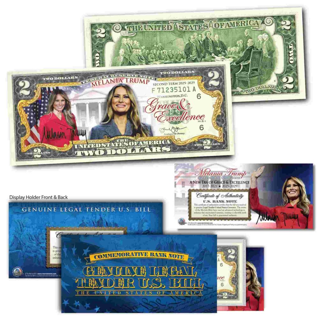 First Lady Melania Trump $2 Bill Reviews