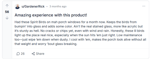 SheremArt Spirit Birds Reviews from reddit