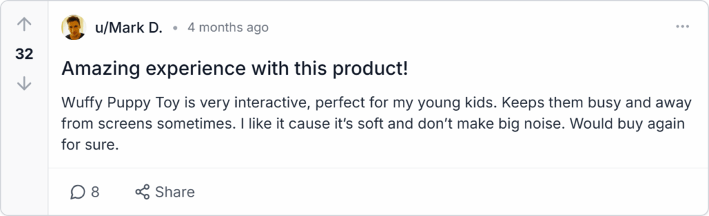 Wuffy Robot Puppy Reviews