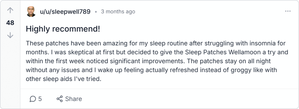 Wellamoon Sleep Patches Reviews