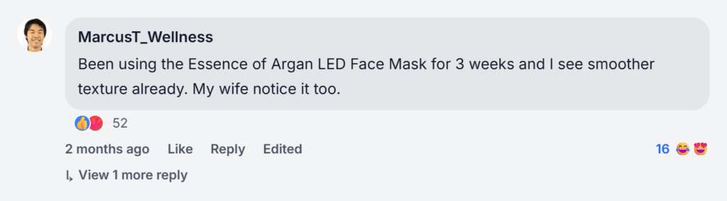 Essence of Argan 7-Color LED Light Therapy Mask Reviews