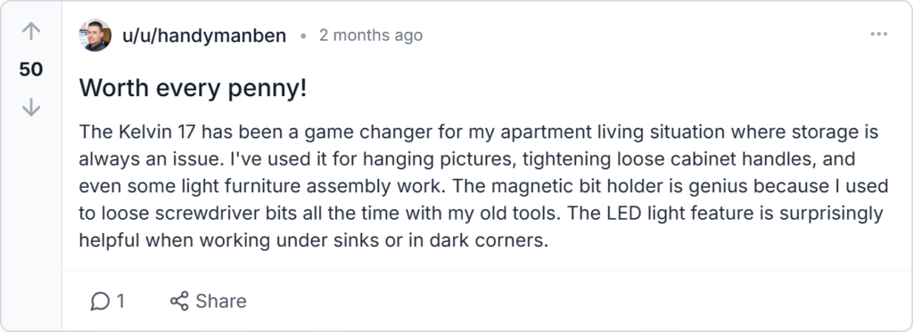 Kelvin Tools Reviews