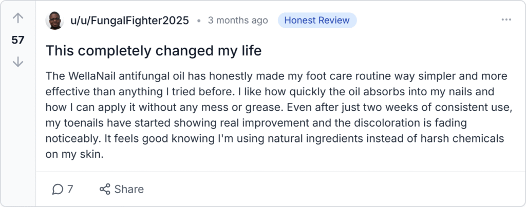 WellaNail Fungus Treatment Oil Reviews