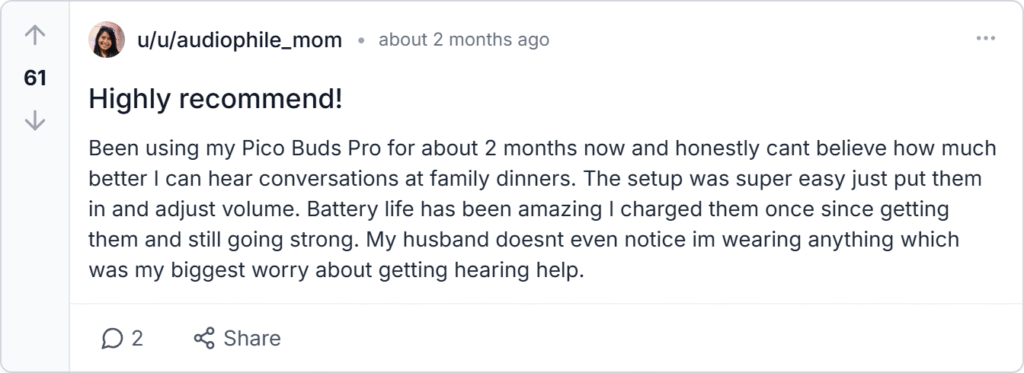 PicoBuds Pro Reviews