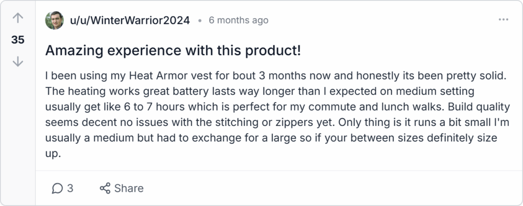 HeatArmor Heated Vest Reviews