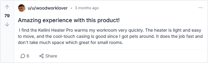 Keilini Heater Pro Reviews