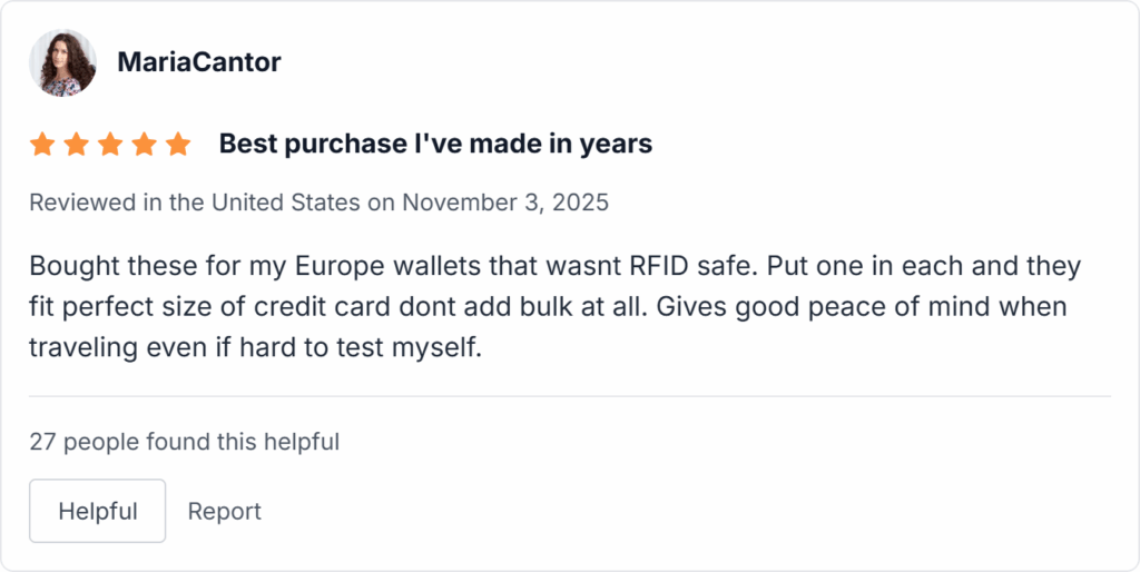 Void Card RFID Protector Reviews