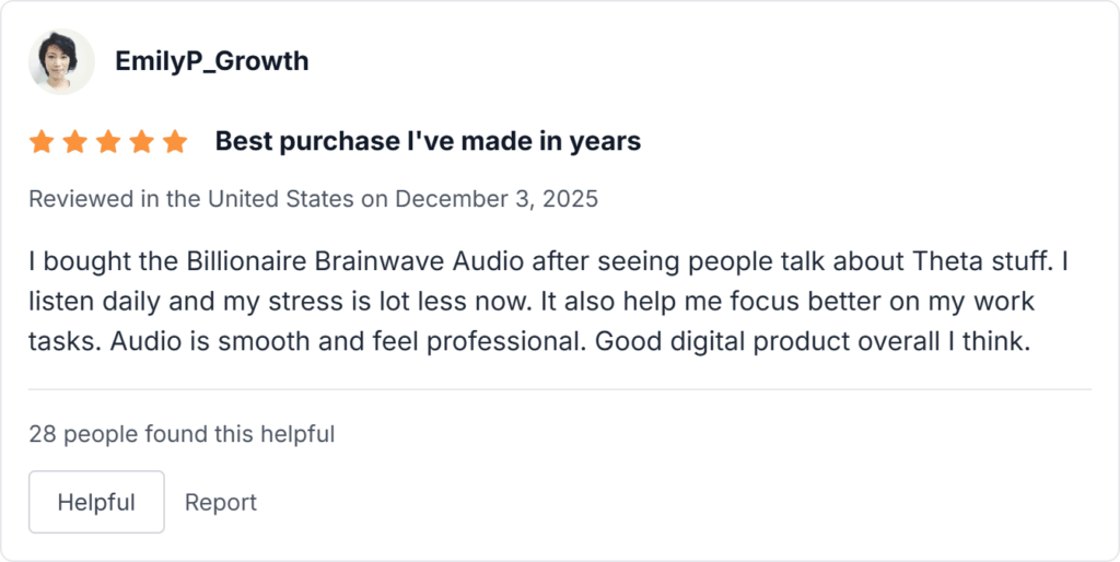 Billionaire Brainwave Reviews