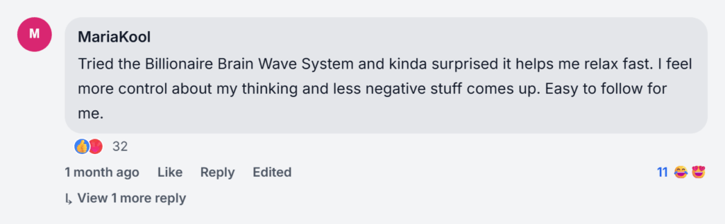 Billionaire Brainwave Reviews