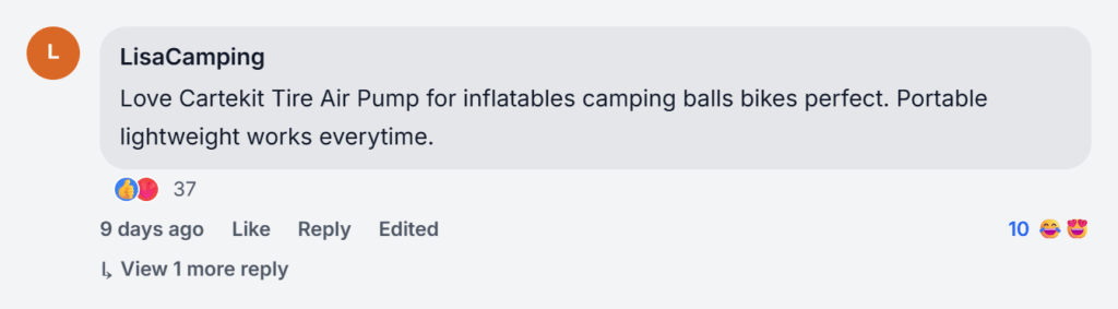 Cartekit Air Pump Reviews