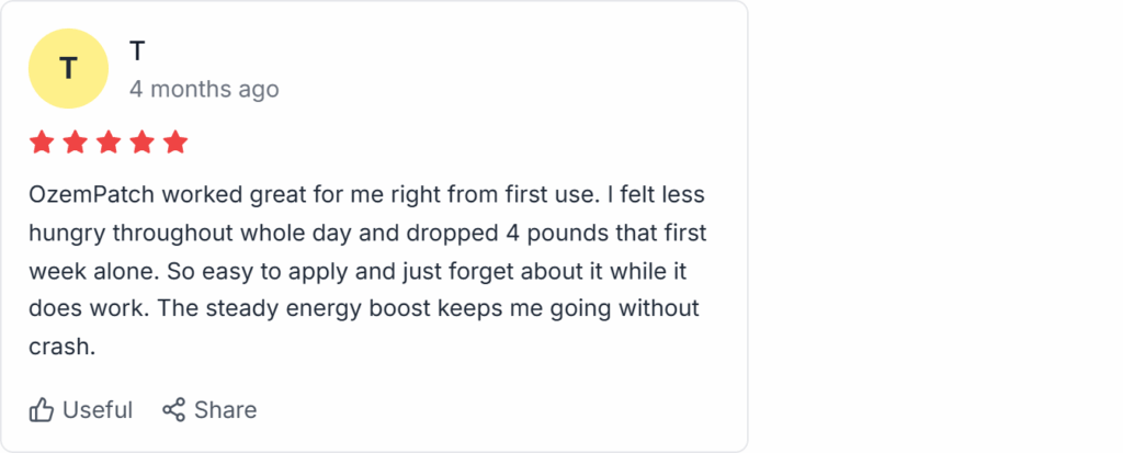 OzemPatch Reviews