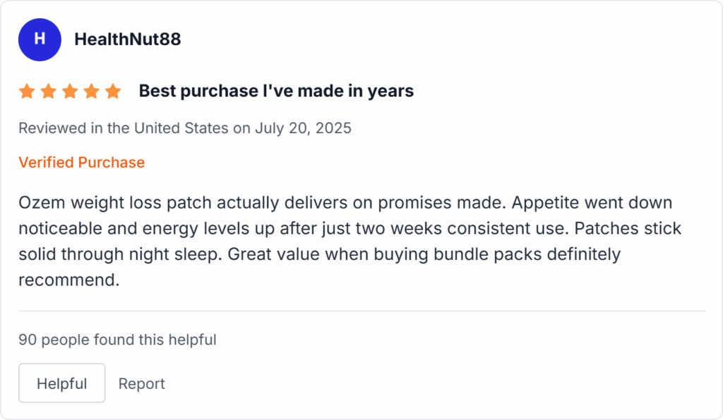 OzemPatch Reviews