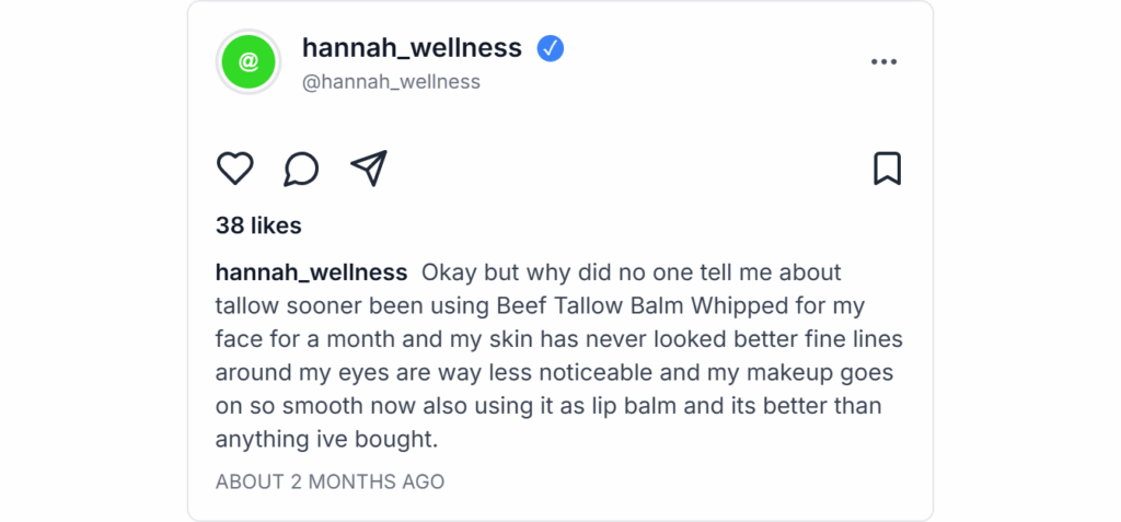 Whipped Tallow Balm Reviews