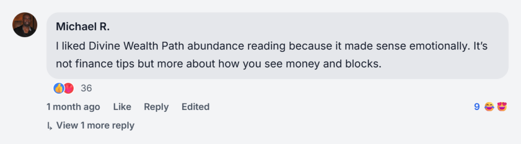 Divine Wealth Path Reading Reviews