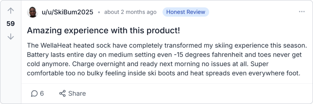 WellaHeat Heated Socks Reviews