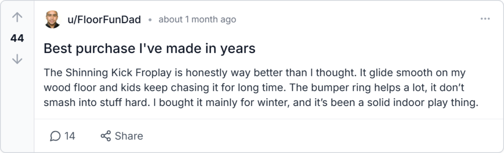 Froplay Shinning Kick Reviews