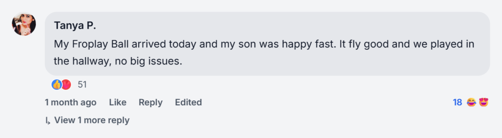 Froplay Flying Ball Reviews