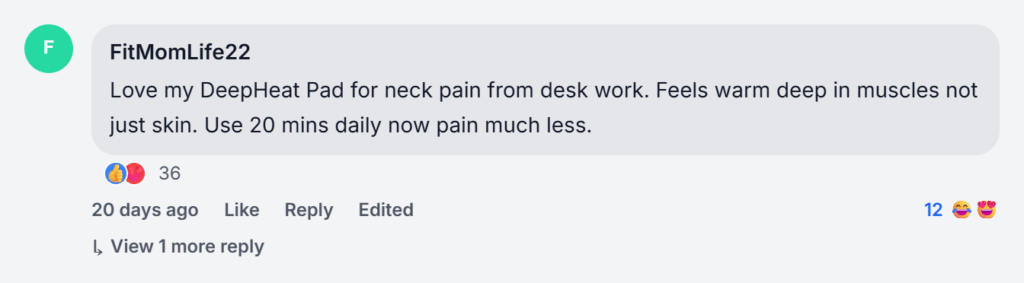 DeepHeat Heating Pad Reviews