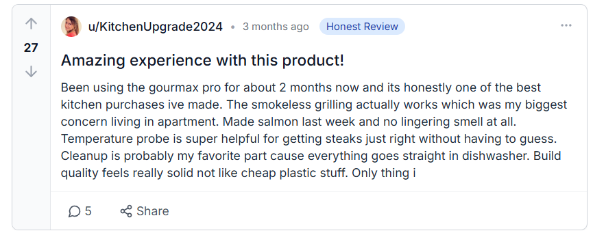 Gourmax Pro Reviews From Reddit