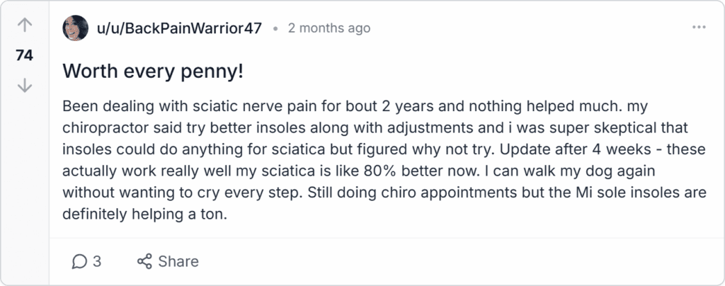 Misole Insoles Reviews