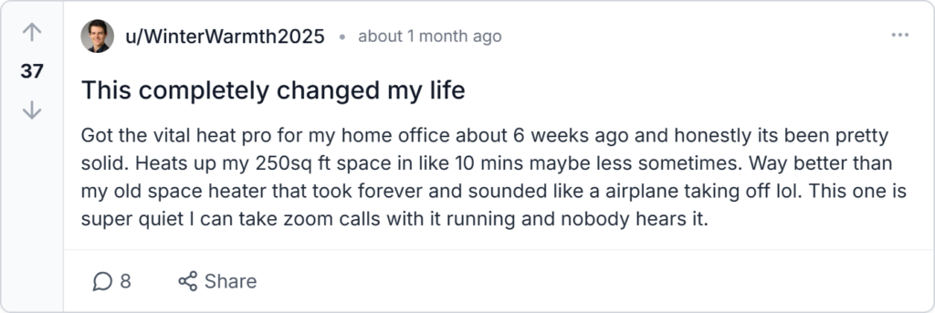 Vital Heat Pro Reviews