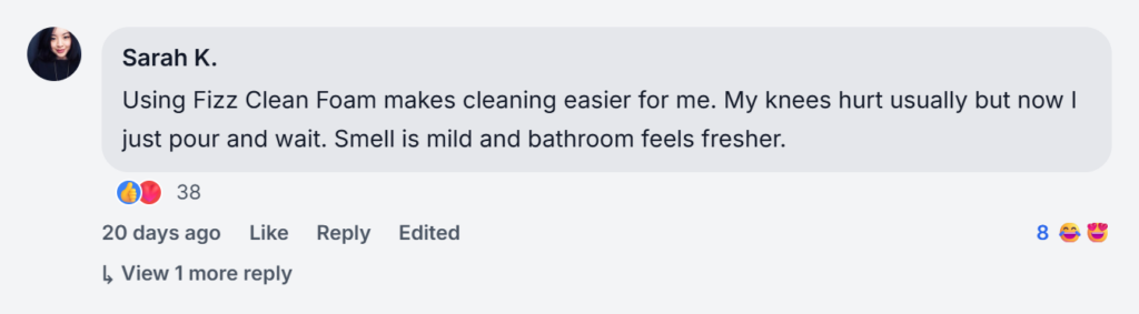 FizzClean Toilet Cleaning Foam Reviews