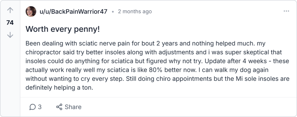 Misole Insoles Reviews