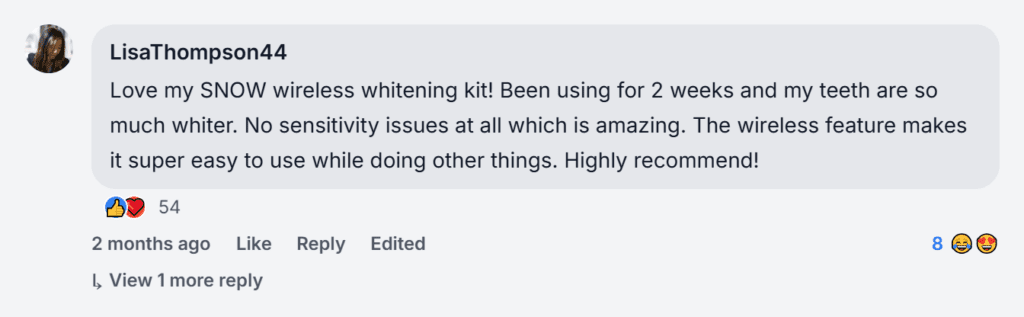 SNOW Wireless Teeth Whitening Kit Reviews 