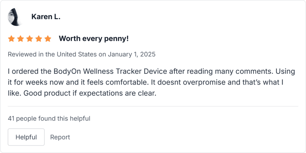 BodyOn Wellness Tracking Reviews