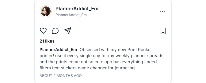 Print Pocket Reviews