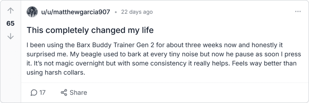 Barxbuddy Trainer Gen 2 Reviews