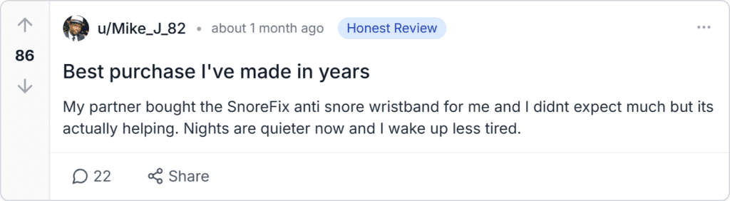 SnoreFix Reviews