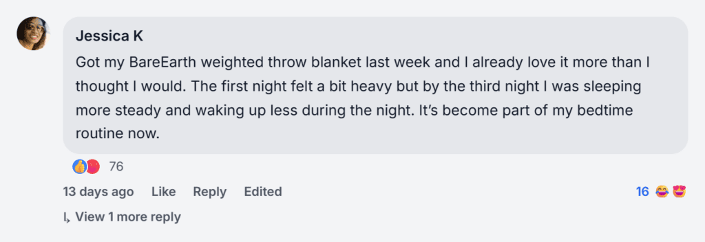 BareEarth Weighted Blanket Reviews