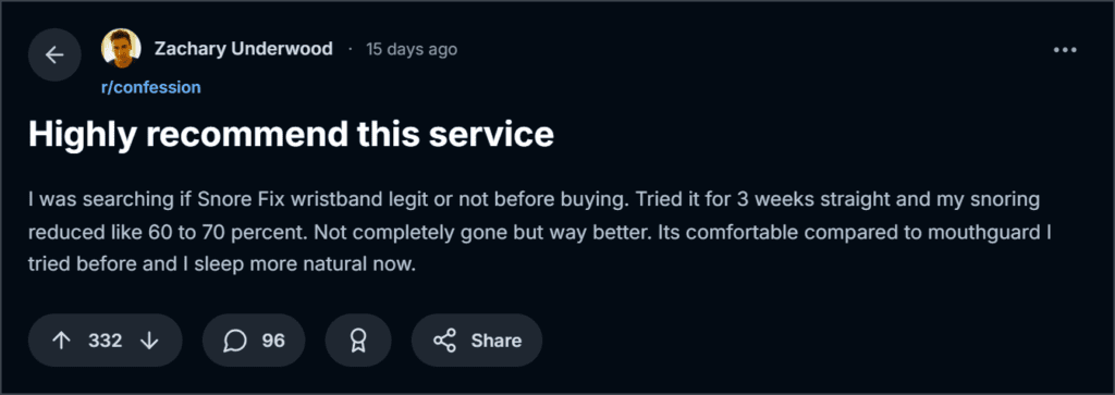 SnoreFix Reviews