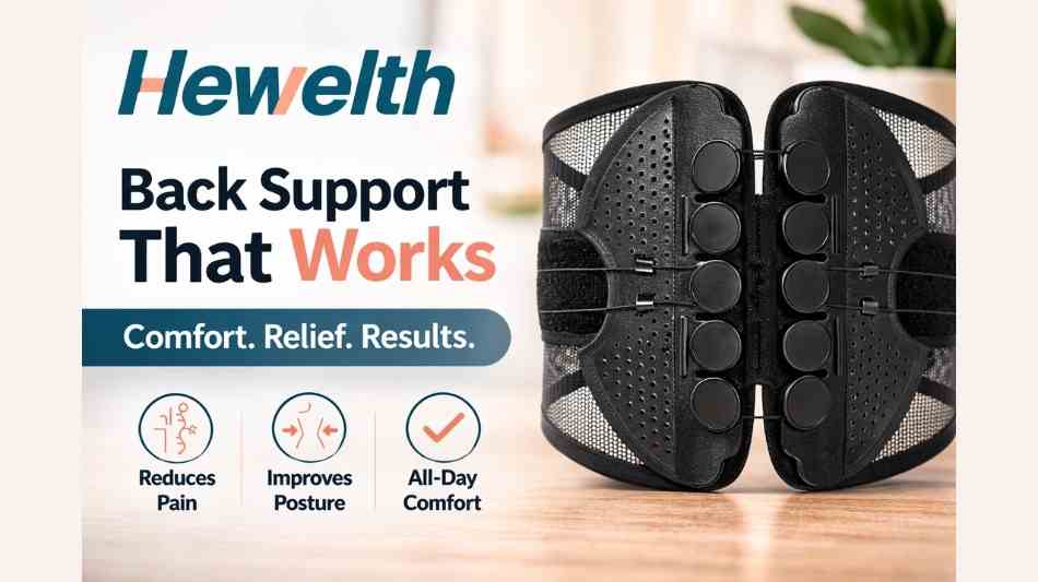 Hewelth Lumbar Support Back Brace Reviews