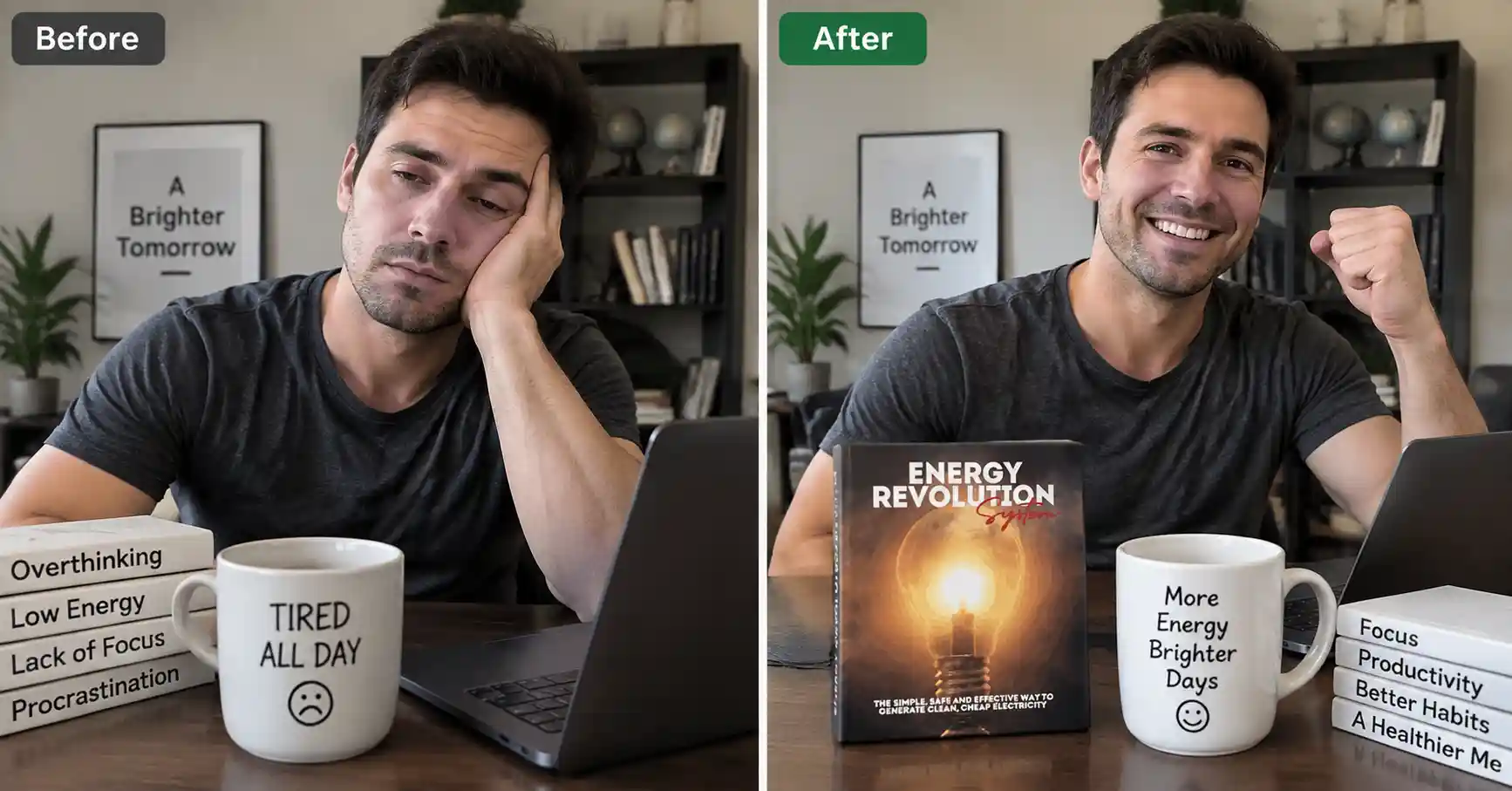 energy revolution system before after