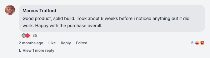 facebook reviews