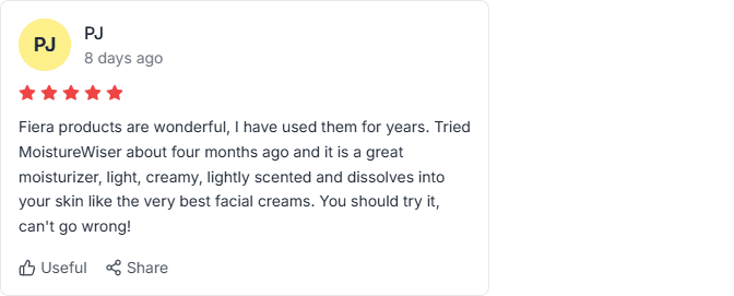 Fiera Cosmetics MoistureWiser Reviews