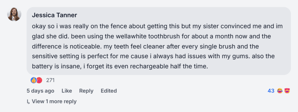 Wellawhite Electric Toothbrush Reviews