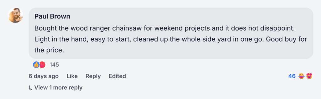 Wood Ranger Mini Chainsaw Reviews