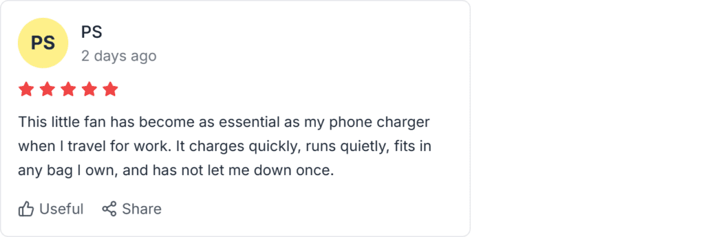 Aervion Handheld Fan Reviews 