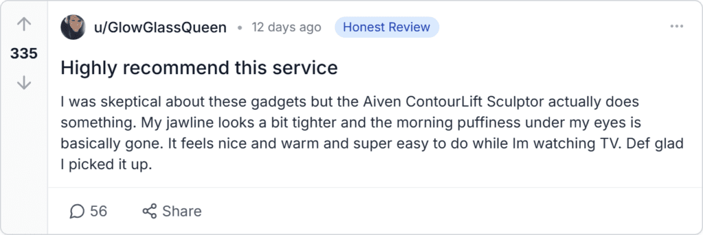 Aiven ContourLift Sculptor Reviews