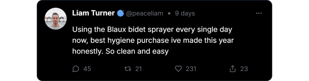 Blaux Portable Bidet Reviews