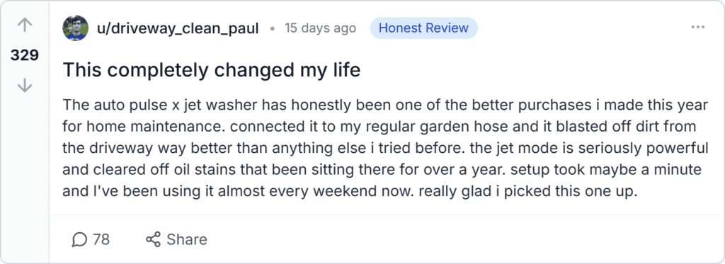 AutoPulseX Jet Washer Reviews